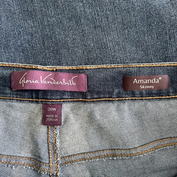 Gloria Vanderbilt Flex Stretch Amanda Skinny Jeans - Picture 3 of 5